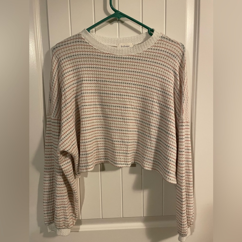 Like new Bohme women's crop top sweatshirt
